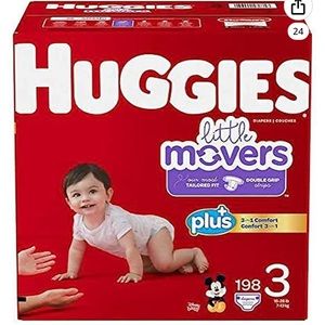 Huggies size 3 bulk box of diapers.